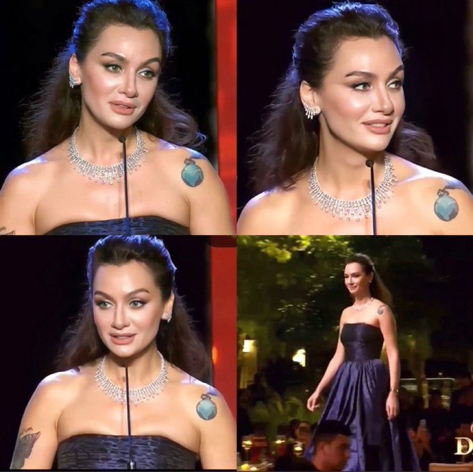 Birce Akalay’a Dubai’de yılın en iyi kadın oyuncusu ödülü!