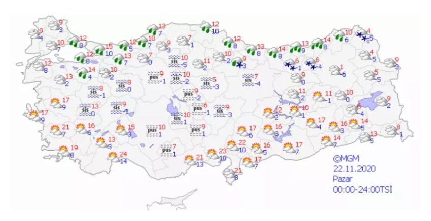 İstanbul’da yarın hava nasıl olacak, yağmur var mı? İstanbul 22 Kasım hava durumu