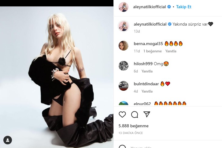 Aleyna Tilki yürek hoplattı! Yakında sürpriz var diye paylaştı…