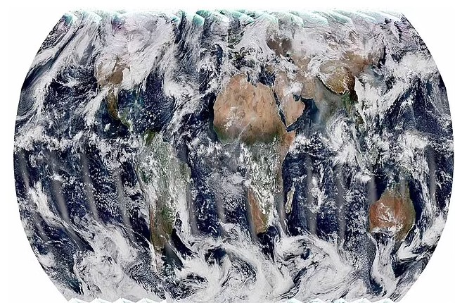 NASA uydusu tarafından çekildi! Dünya’yı hiç böyle görmediniz…