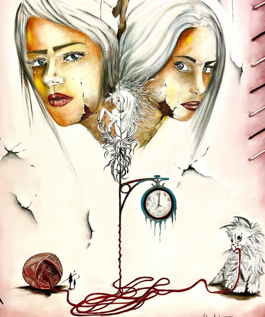 Sürreal biyografideki gizem… Yaşamını bilmediği kişilerin iç dünyasını tuvale yansıtıyor