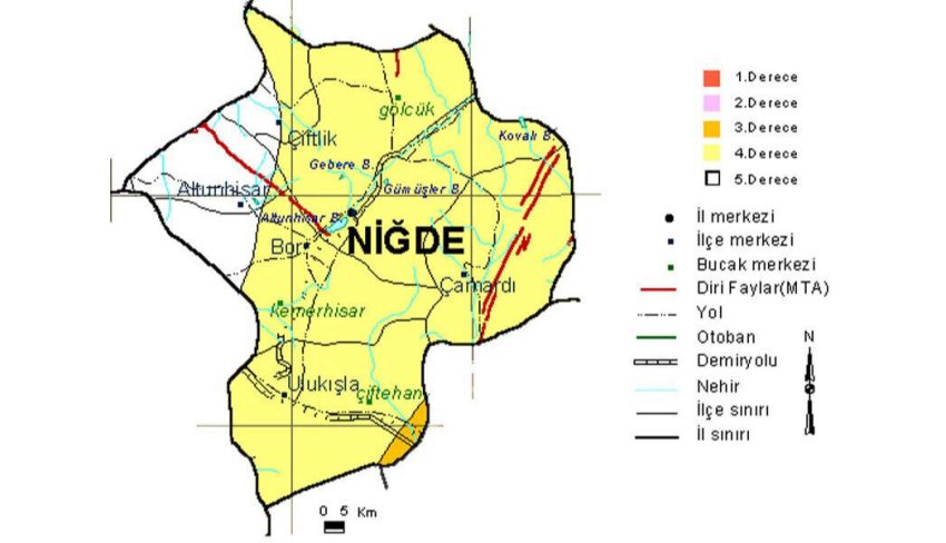 Niğde’de 5.3 büyüklüğünde deprem! Şiddetli hissedildi… İşte Niğde, Konya, Aksaray’dan geçen diri fay hatları
