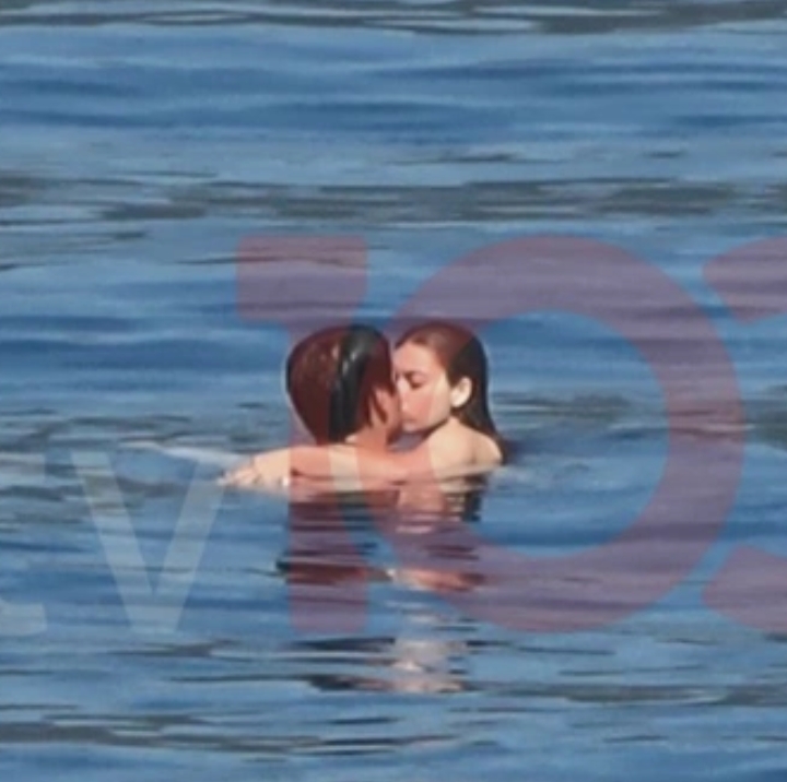 Afra Saraçoğlu ile Mert Ramazan Demir denizde öpüşürken görüntülendi
