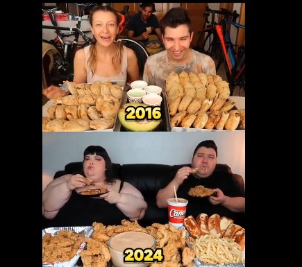 Yemek videosu çeken çiftin son halini gören yekeden içmeden kesildi!